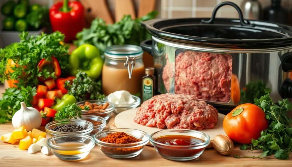 Delicious Tex-Mex taco soup featuring chop meat, beans, corn, and tomatoes, a comforting Crock Pot recipe.